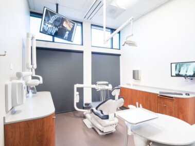 Salmon Creek Dental chair and equipment